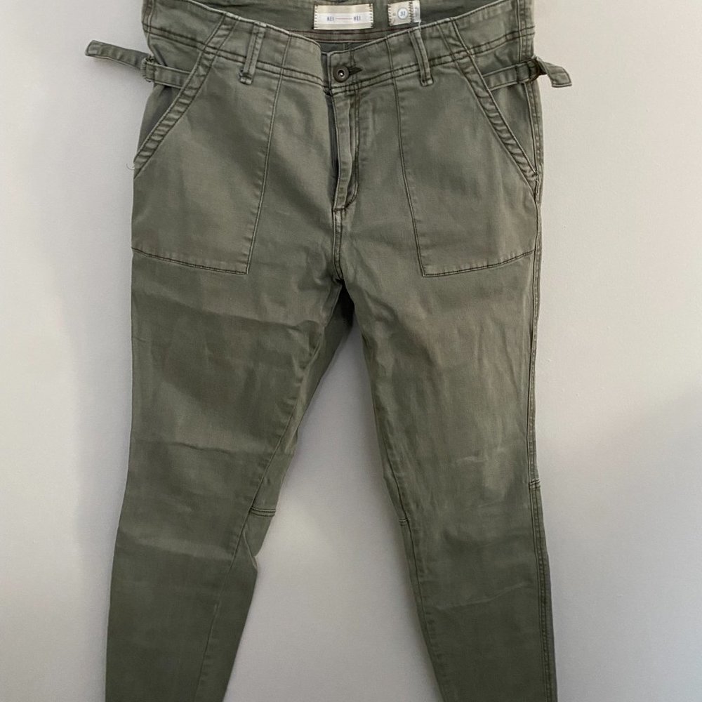 anthropologie hei hei army green utility pants W31